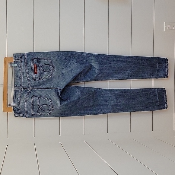 Sasson ooh la la! Size 10 skinny leg shuffle blue jeans - Picture 3 of 3